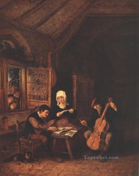村の音楽家 オランダの風俗画家 アドリアン・ファン・オスターデ Oil Paintings
